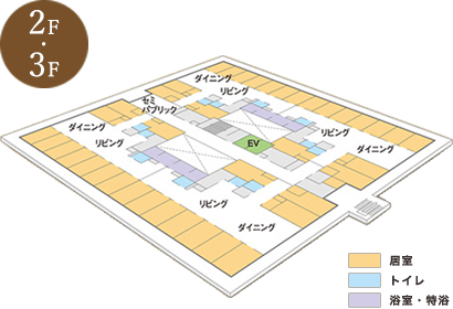アビターレアネックス室内MAP2F