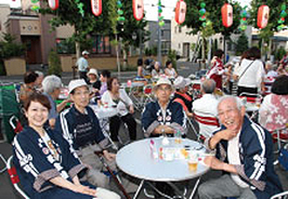 静山荘納涼祭写真